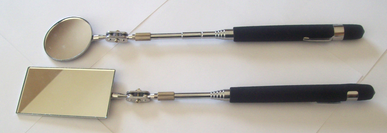 Cushioned Grip Flexible Telescoping Inspection Mirrors