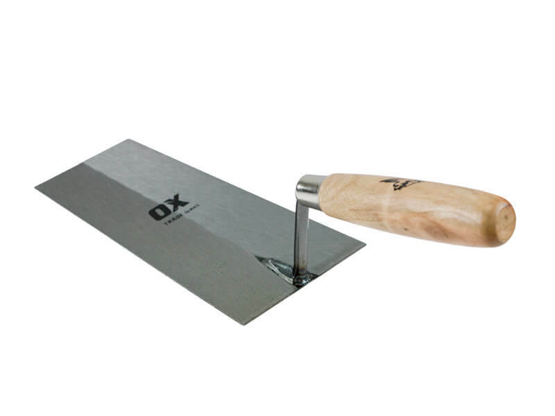 OX Tools Trade Bucket Trowel Wooden Handle 7"