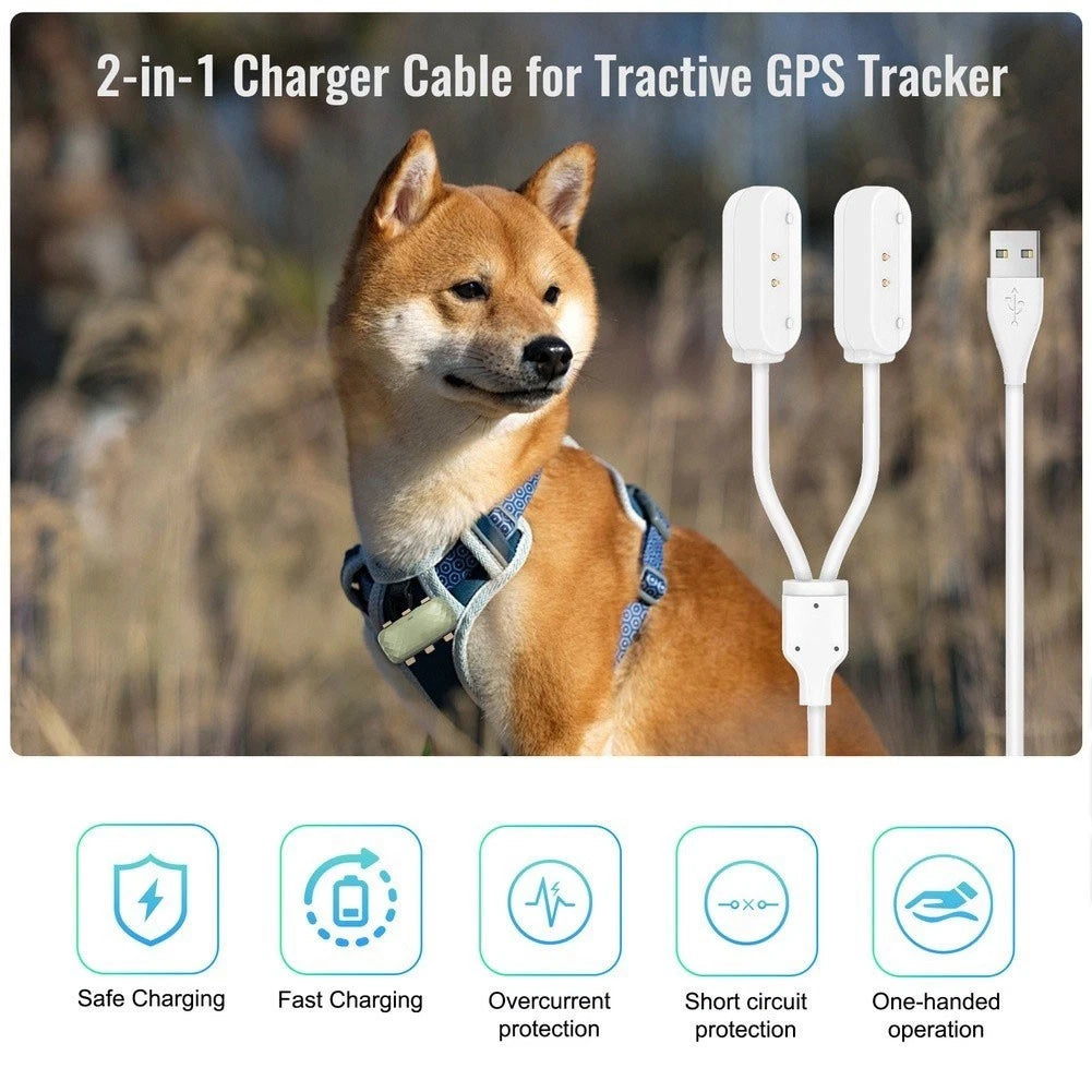 Fast Charging 1m Usb Cable Compatible With For Tractive Adventure Xl
