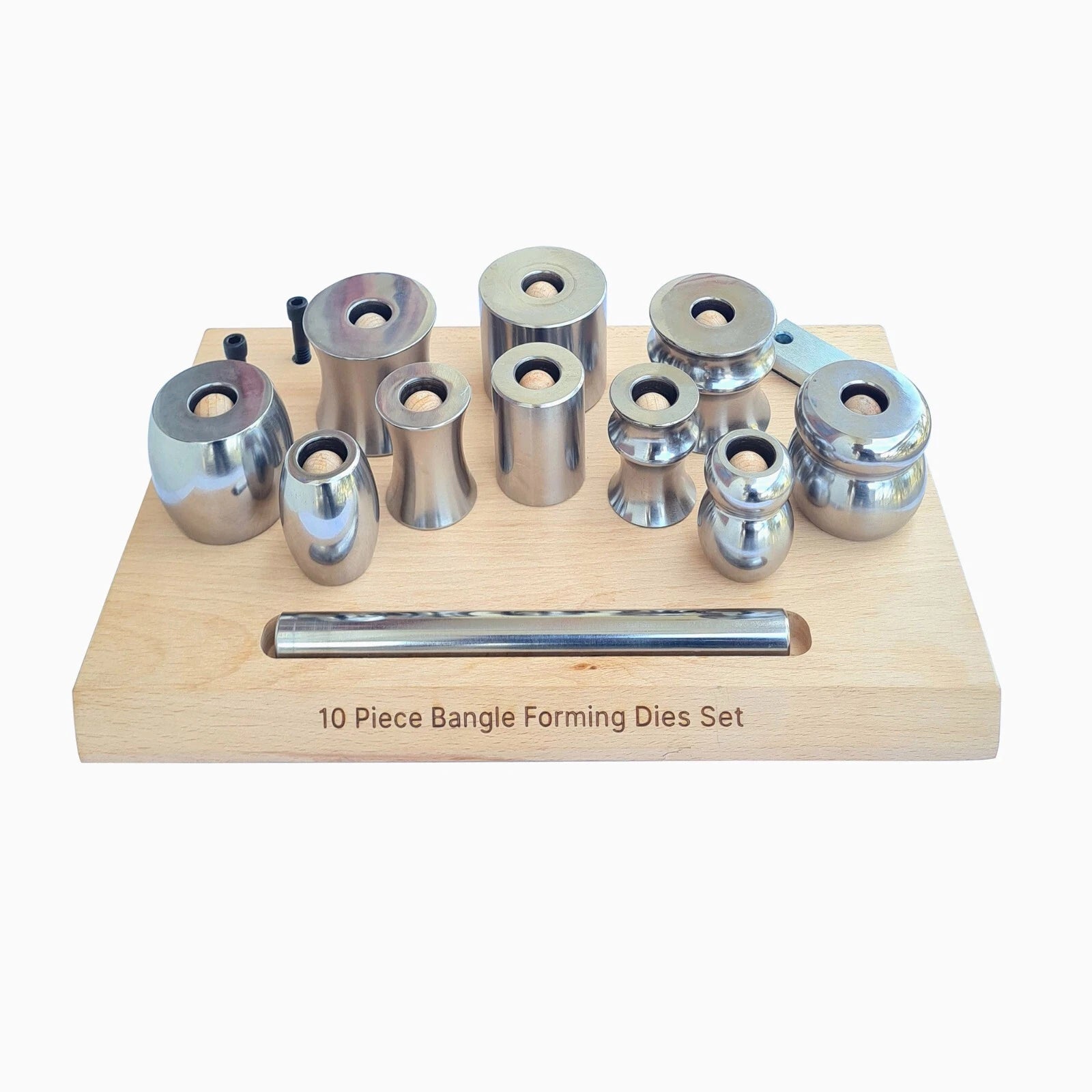 Bangle Forming Set Assorted Steel Die Shapes Metal Bracelet Jewelry