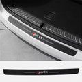 1x Carbon Fiber Car Door Plate Sill Scuff Cover Anti Scratch Sticker