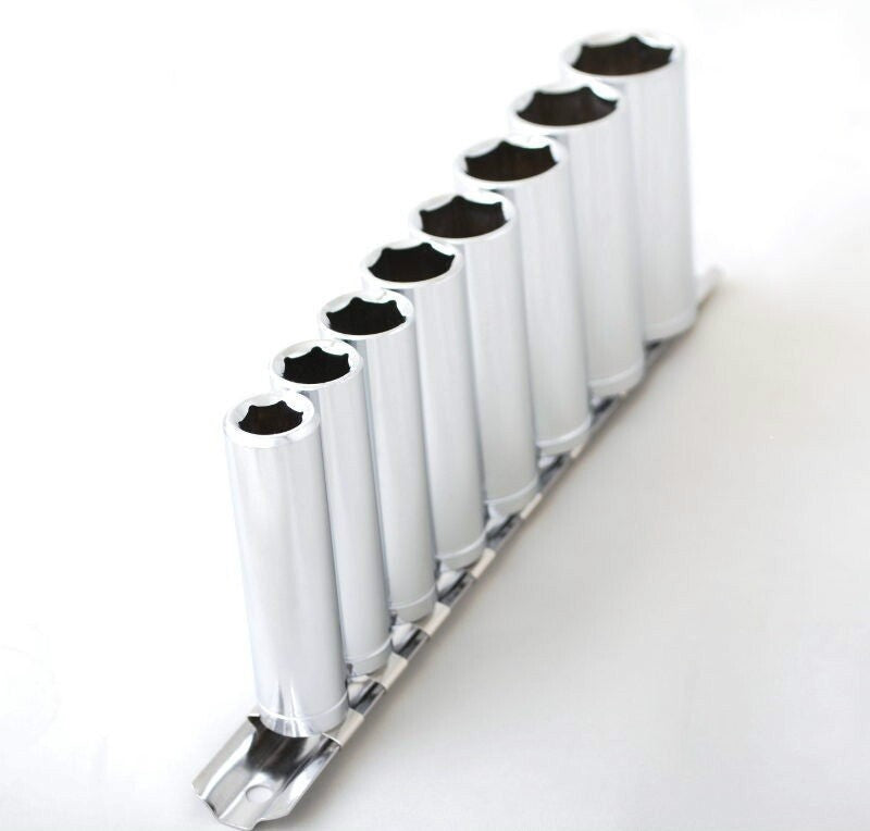 SAE 9pc 3/8" Drive Deep Chrome Socket Set Tool Automotive Shop Wrench