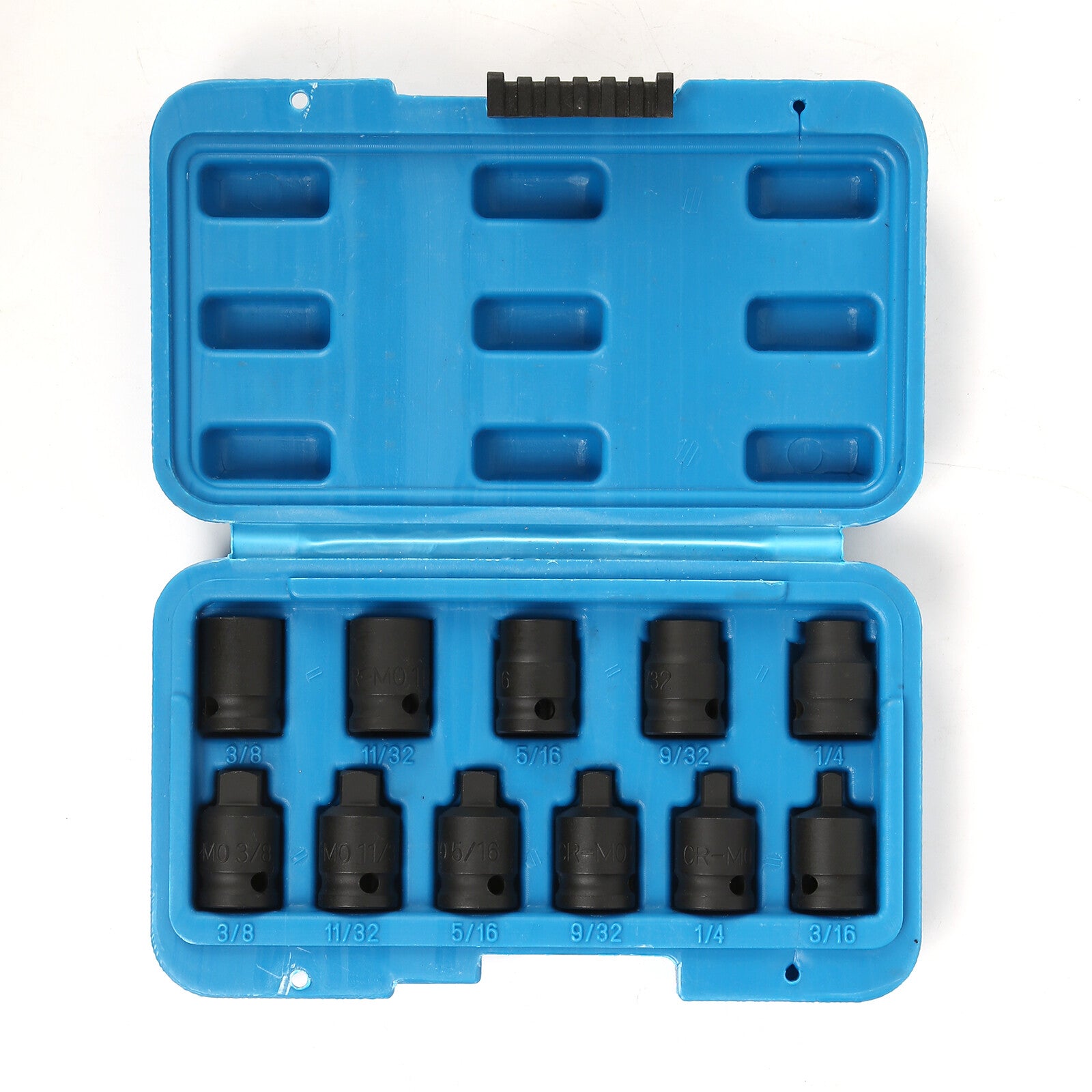 11PC 3/8" Inch Square Dr Pipe Plug Socekt Set, Tapered Male &