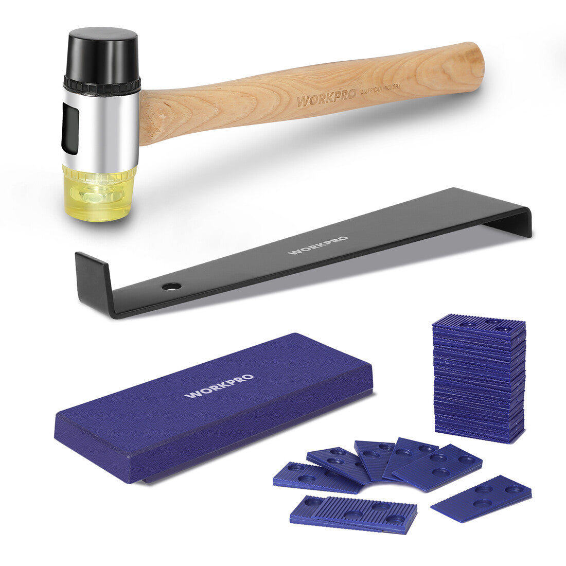 WORKPRO Laminate Wood Flooring Installation Kit - Double-Faced Mallet by WORKPRO
