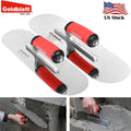 2PC Stainless Steel Trowel Set With16'' x 4-1/2'' &amp; 14'' x 4'' Finishing Trowels