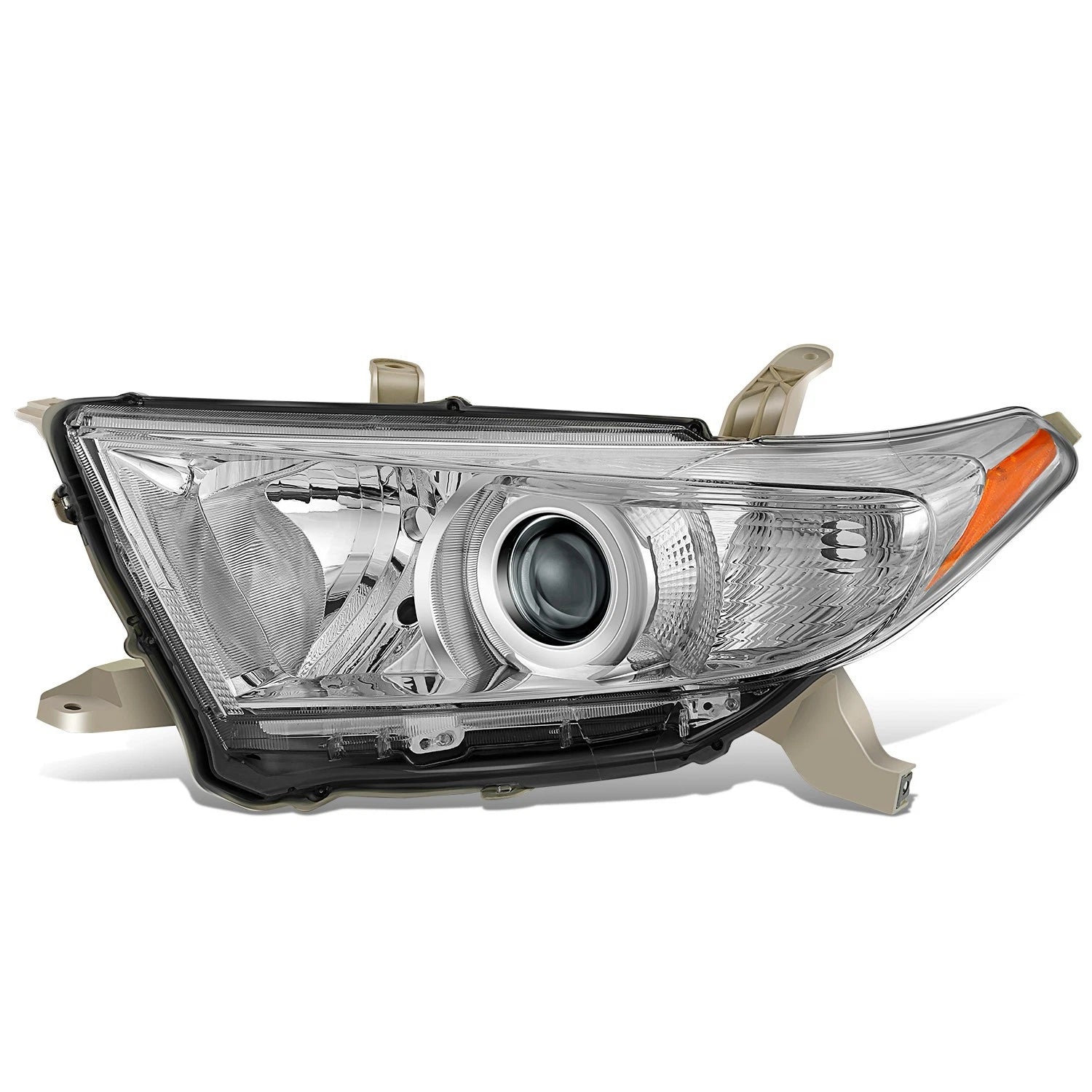 Fit 11-13 Toyota Highlander Chrome Amber Driver | Built Supply Co