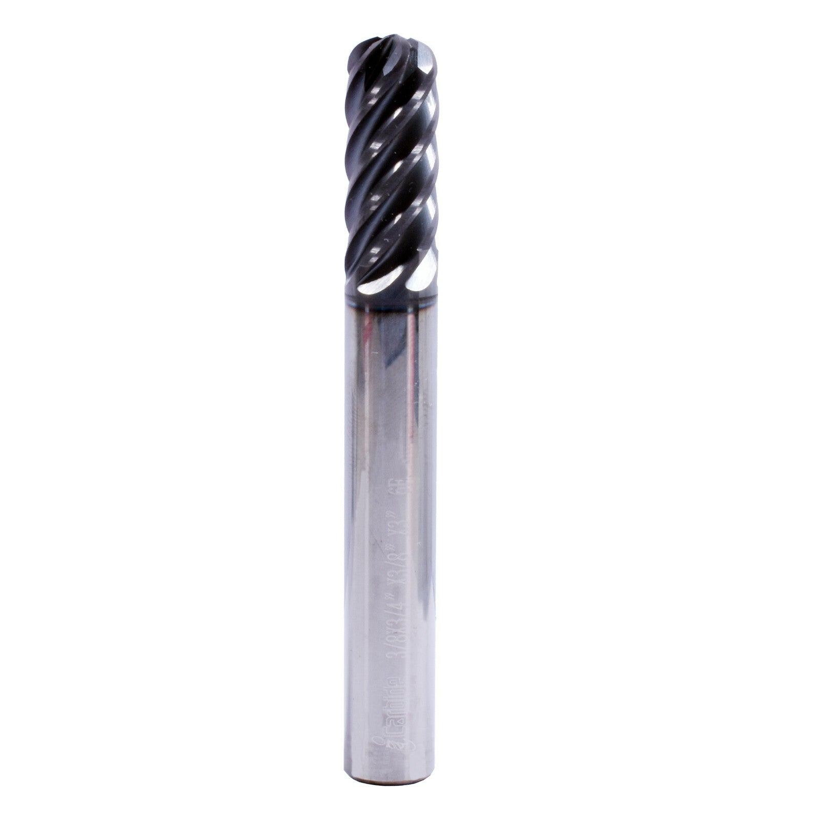 1pc 1/2" Dia 3/4" Loc 6 Flute Ball Nose Carbide End Mill For High