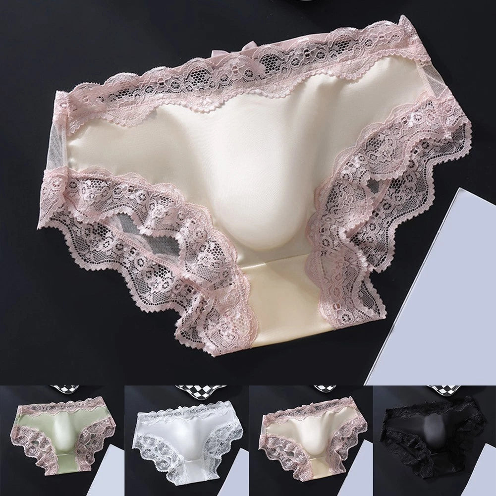 Men's Ice Silk Briefs Nylon Spandex Blend Breathable Low Rise