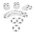 Hangers Retail Clothing Rack 3-1/2" Round Plastic Size 32 Dividers