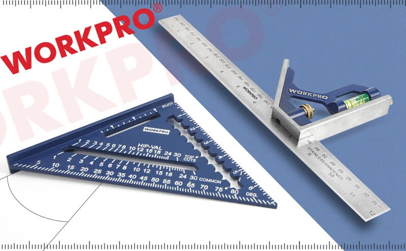 Workpro Rafter Square Combination Square Tool Sets | Built Supply Co