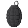 Key Chain Pouch Carrier Storage-blk Grenade Zippered Keychain Coin