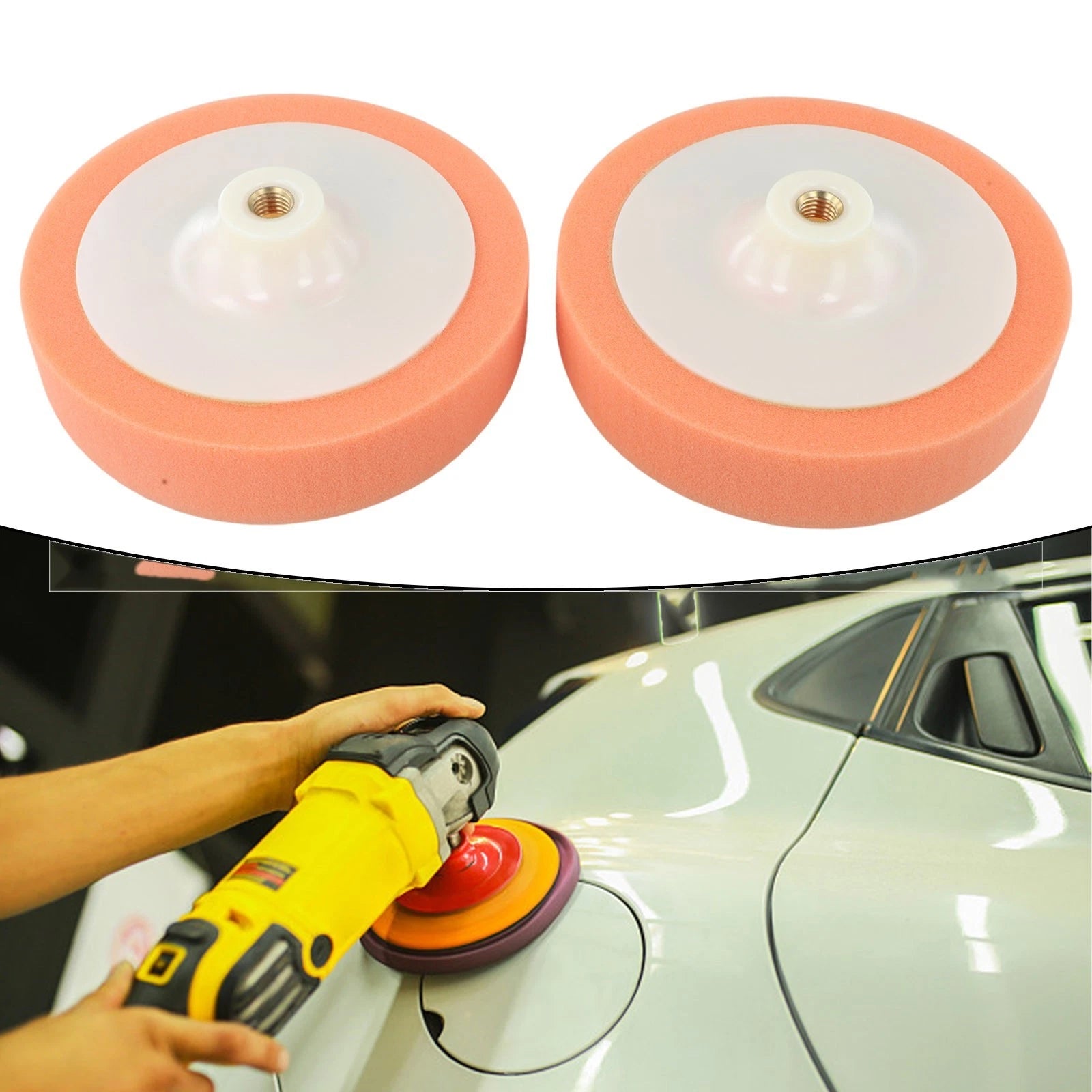 Compatible With Most Machines 7 Inch Polishing Pad Lightweight And
