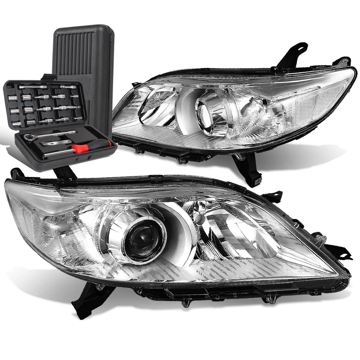 For 2011-2020 Toyota Sienna Chrome Clear Side | Built Supply Co