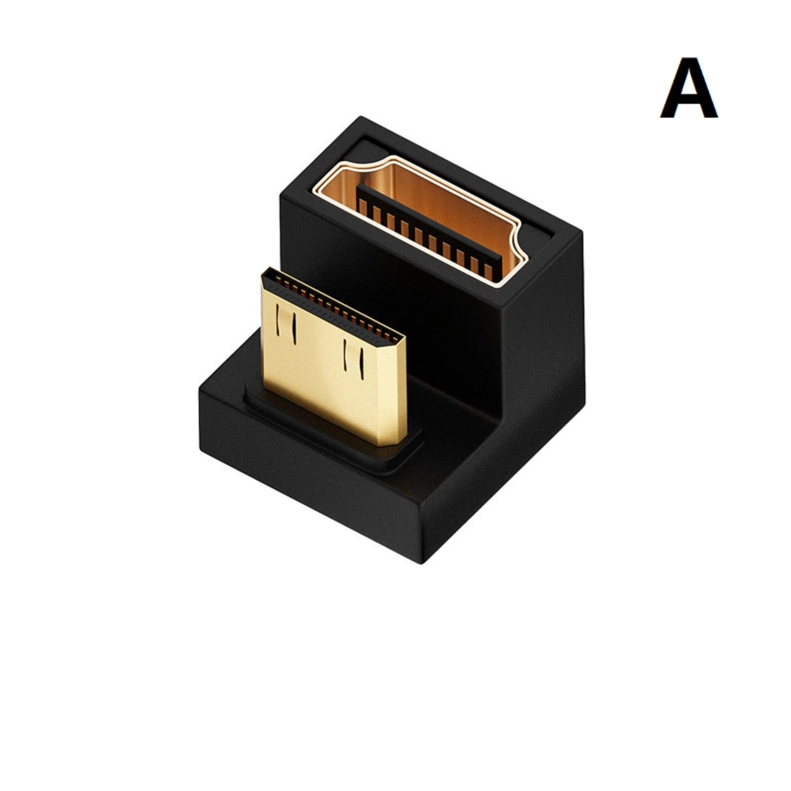 A/b U Shape Mini Hdmi To Hdmi Adapter Durable 8k Mini Hdmi Male To