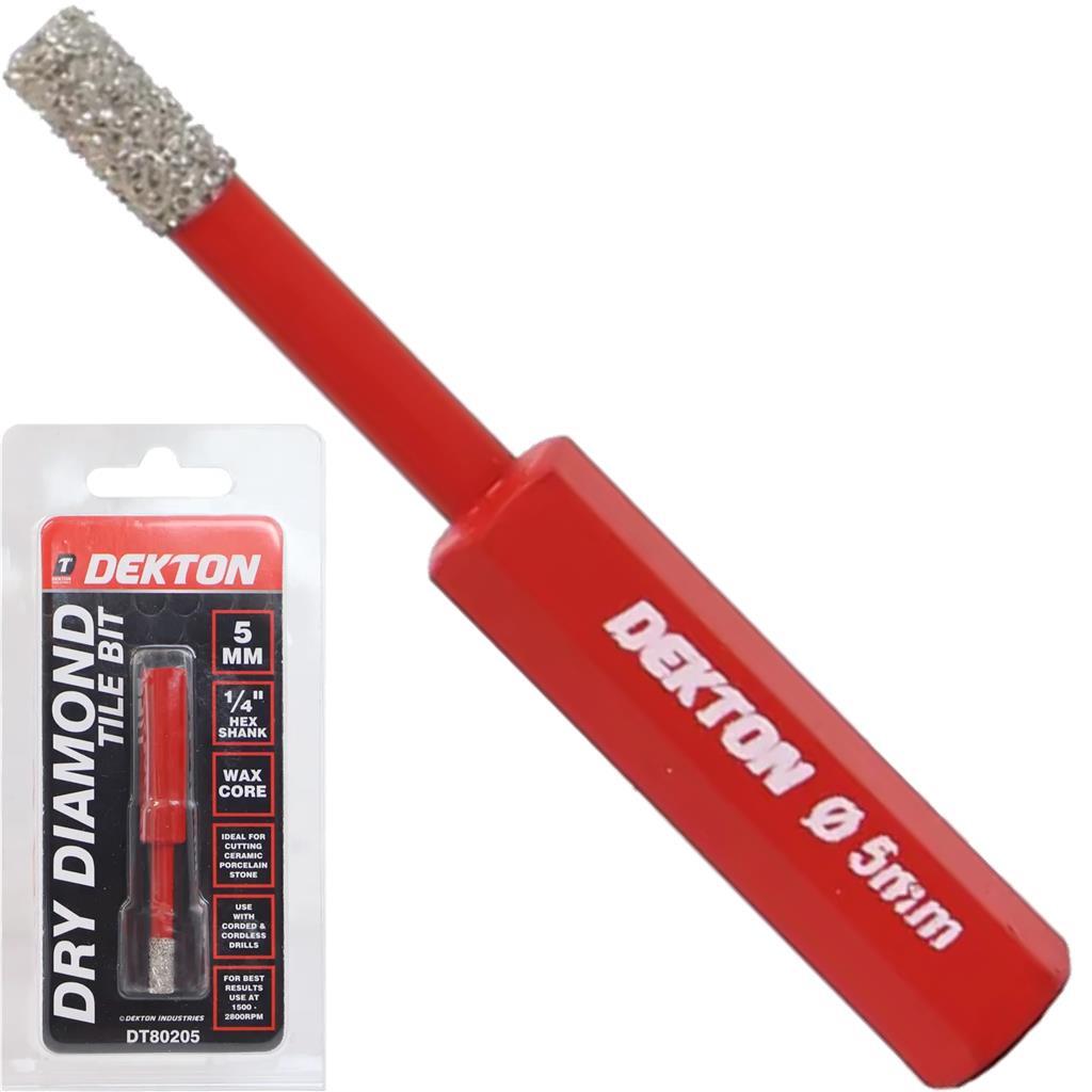 Dekton 5.0mm Brazed Diamond Hole Drill Bit