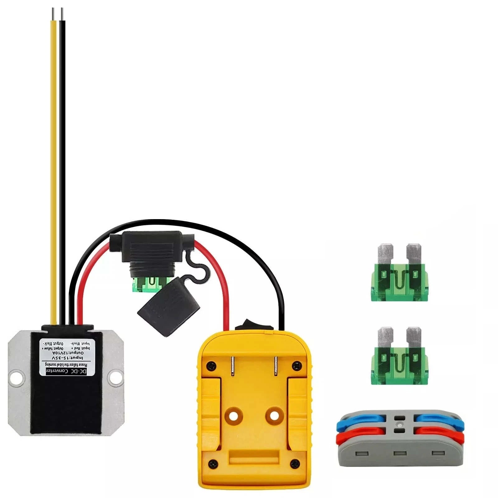 1peak 20V~12V Step Down Converter For Dewalt 20V Power Wheels Battery