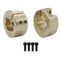 1pair Brass Rear Axle Counterweights Balance For Trx4m 1/18 Rc Car