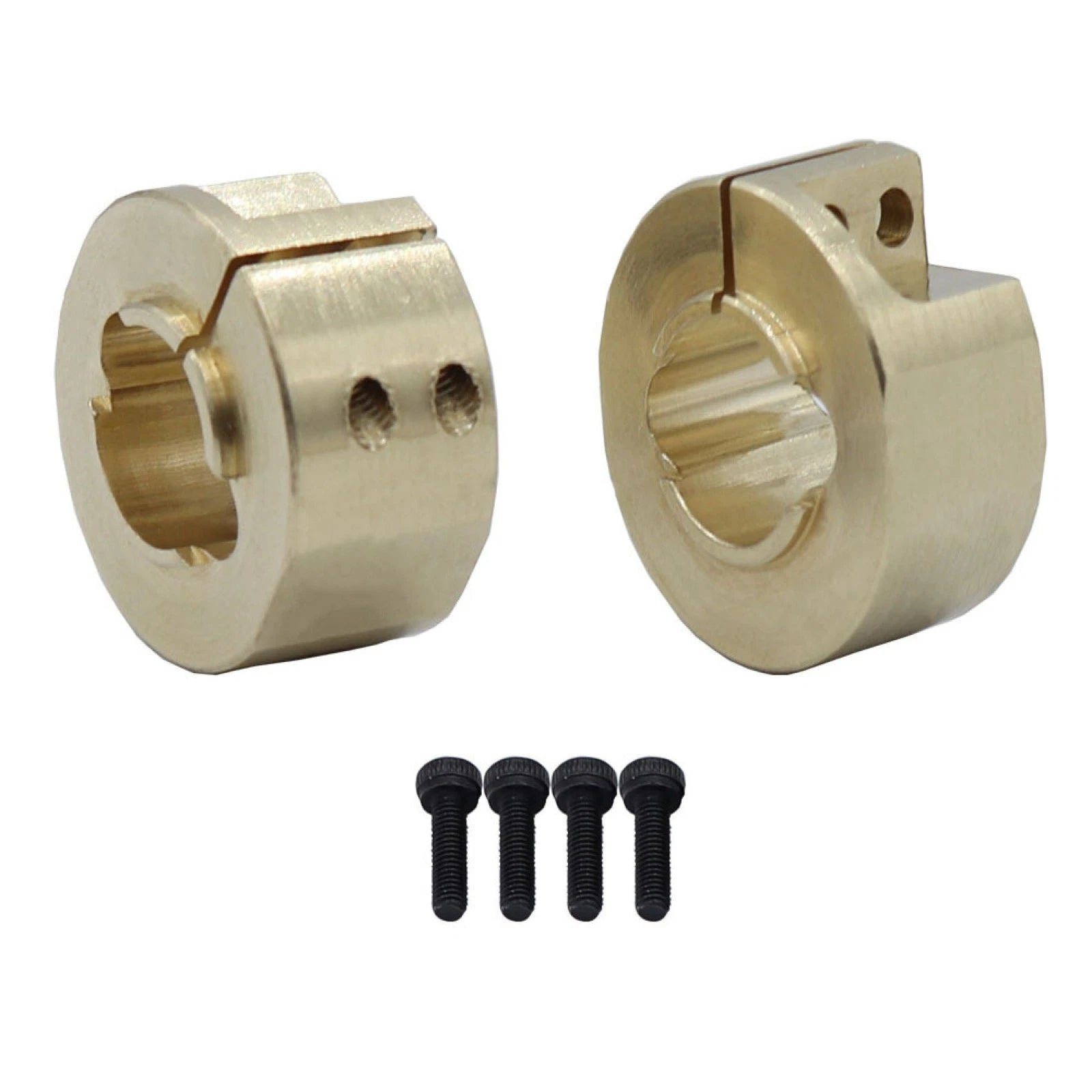 1pair Brass Rear Axle Counterweights Balance For Trx4m 1/18 Rc Car