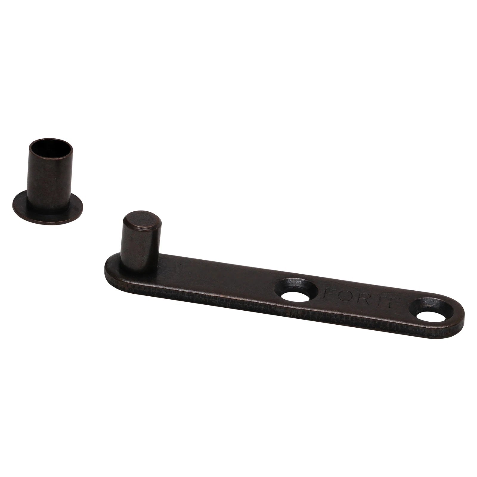 Rok Hardware Center Pivoting Hinge, Statuary Bronze Finish
