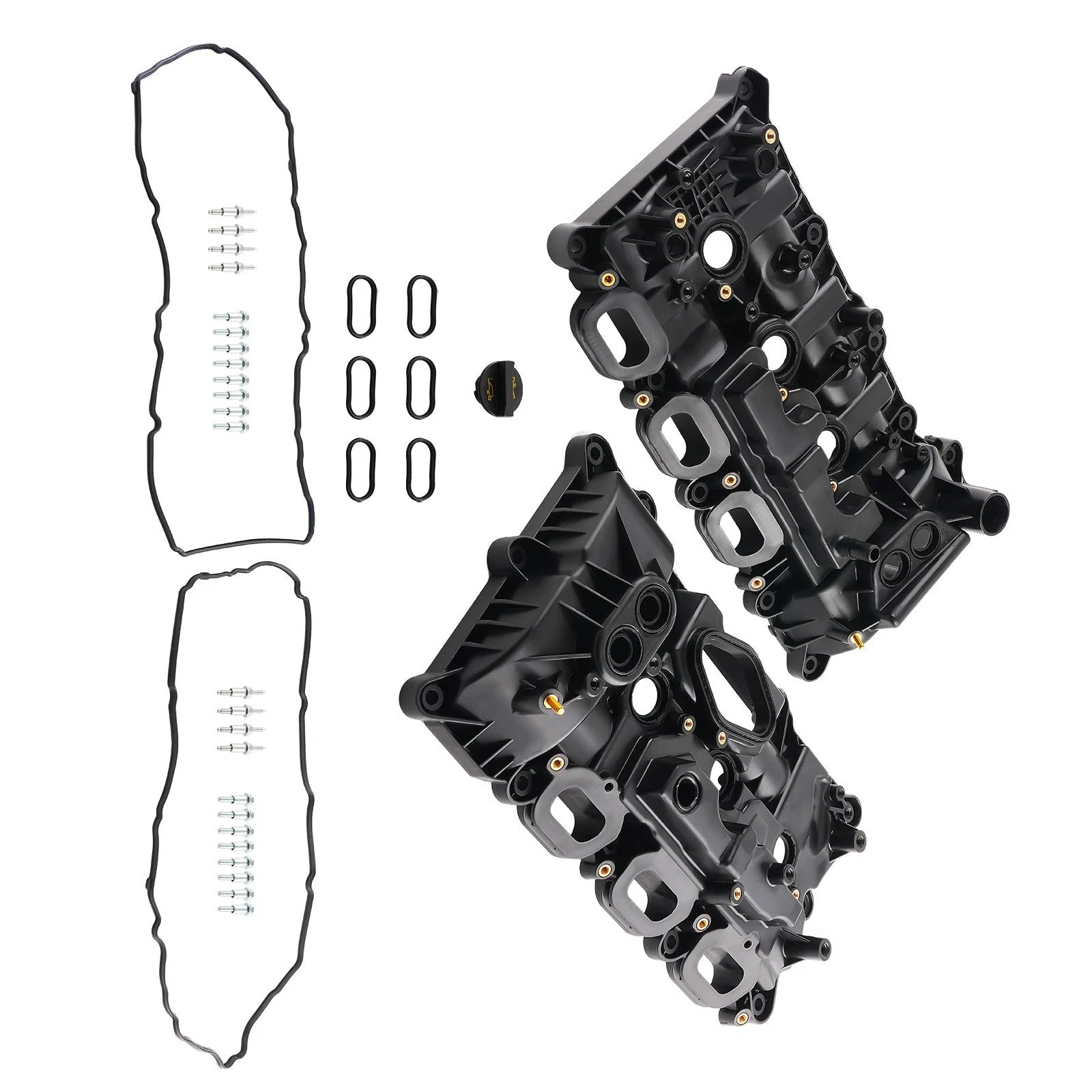 Pair Engine Valve Covers w/ Gaskets for Ford F-150 Expedition 3.5L V6 2017-2020