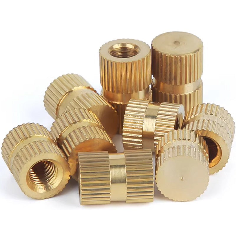 GB809 Blind Hole Knurled Brass Insert Nut M3-M8