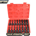 1/2-Inch Drive Impact Socket Hex Bits 10pc Metric Set by Unbranded