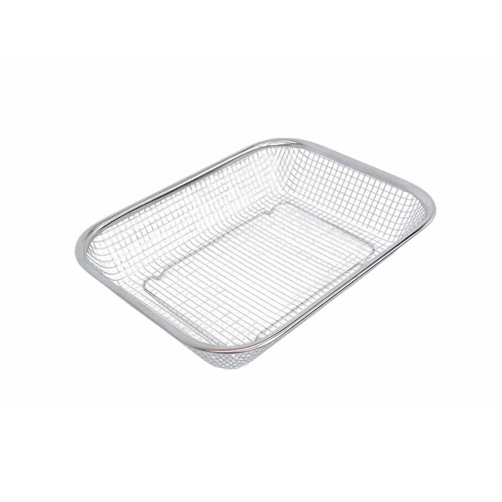 11-1/2" Stainless Steel Colander Strainer Rectangle Mesh Vegetable