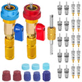 Professional R134a Ac Valve Core Removal Tool Kit With High/low