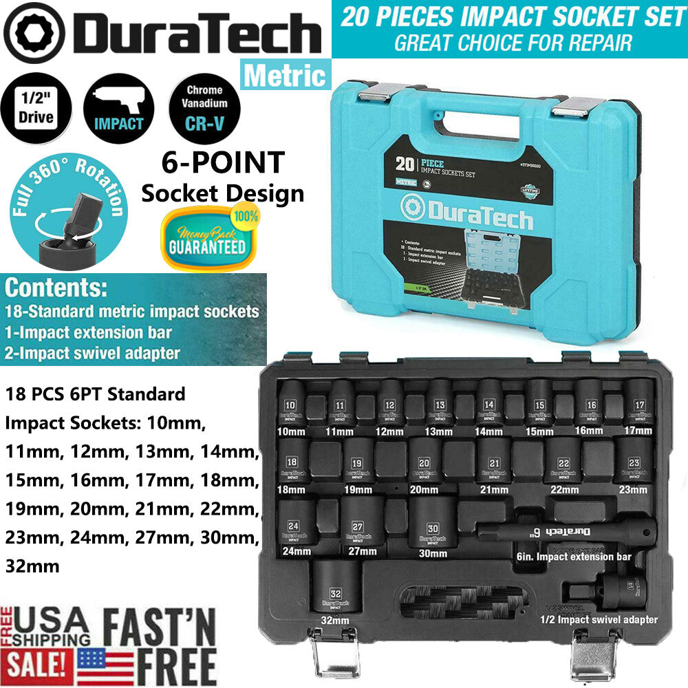 WORKPRO 20PC Magnetic PH2 Impact Phillips Screwdriver Bit Set