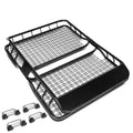 49"x36"mild Steel Roof Rack Cargo Luggage Carrier Basket+wind