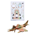 Unassembled Diy 1/32 American A-4 Skyhawk Fighter Jet Paper Model