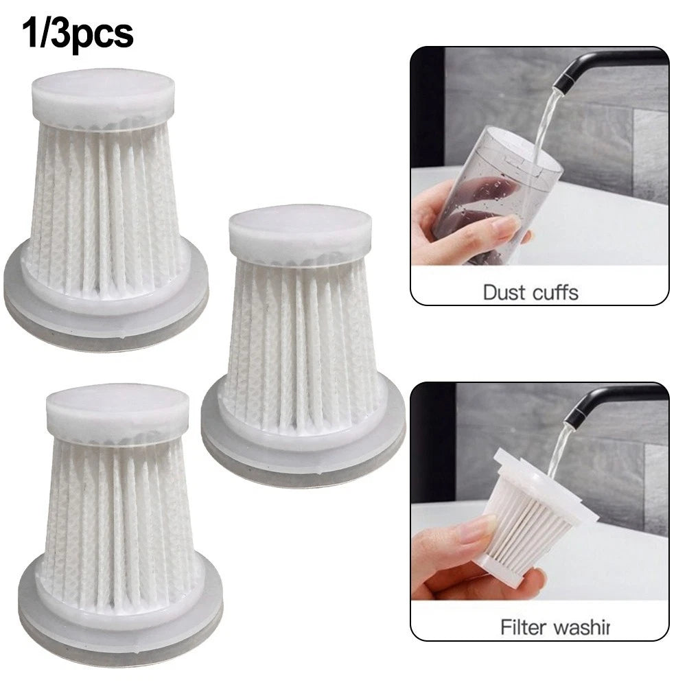 Cleaner Parts Filter For Mini Reusable Washing Wireless Vacuum