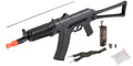 Wellfire Metal Akb74u Green Gas Blowback Airsoft Rifle Gun W/skeleton