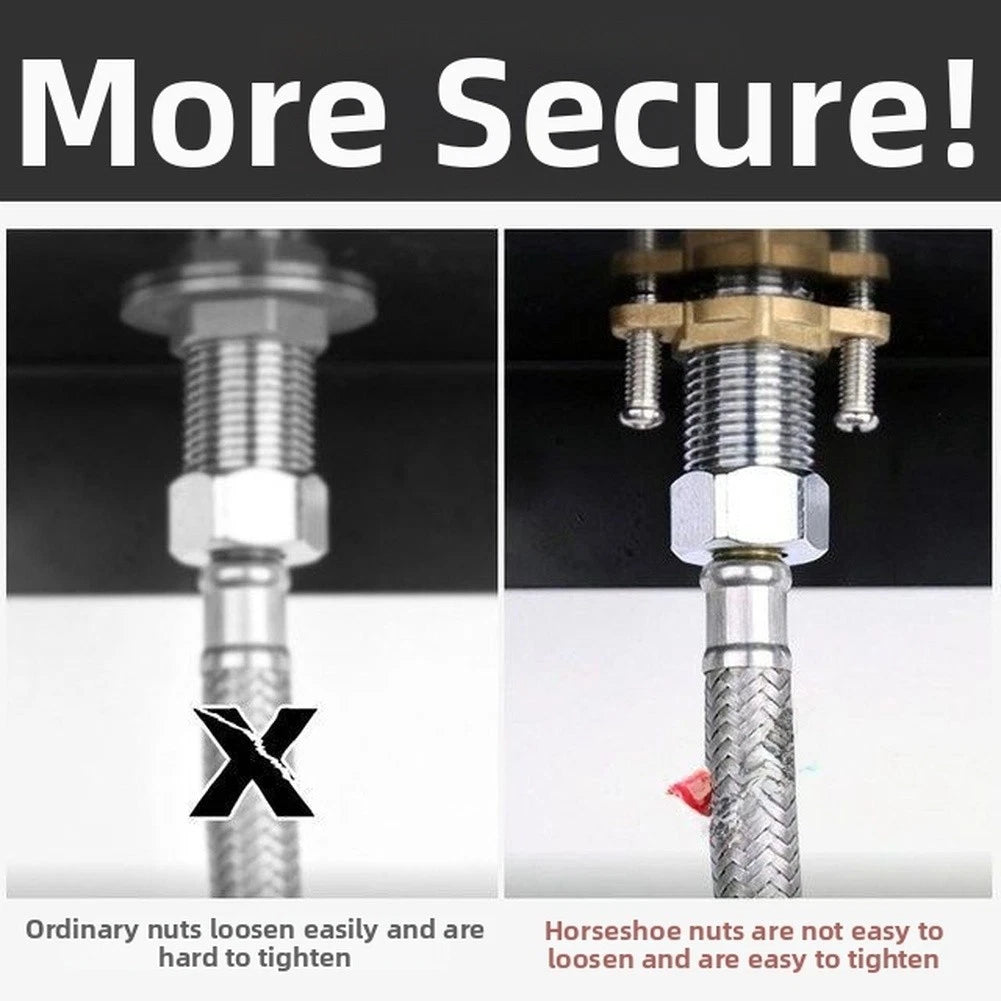 Faucet Fixing Nut Standard Compatibility For Single Cold Water Faucets