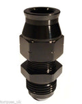 AN -10 (AN10 AN10) STRAIGHT To 1/2" Tube Adapter Black