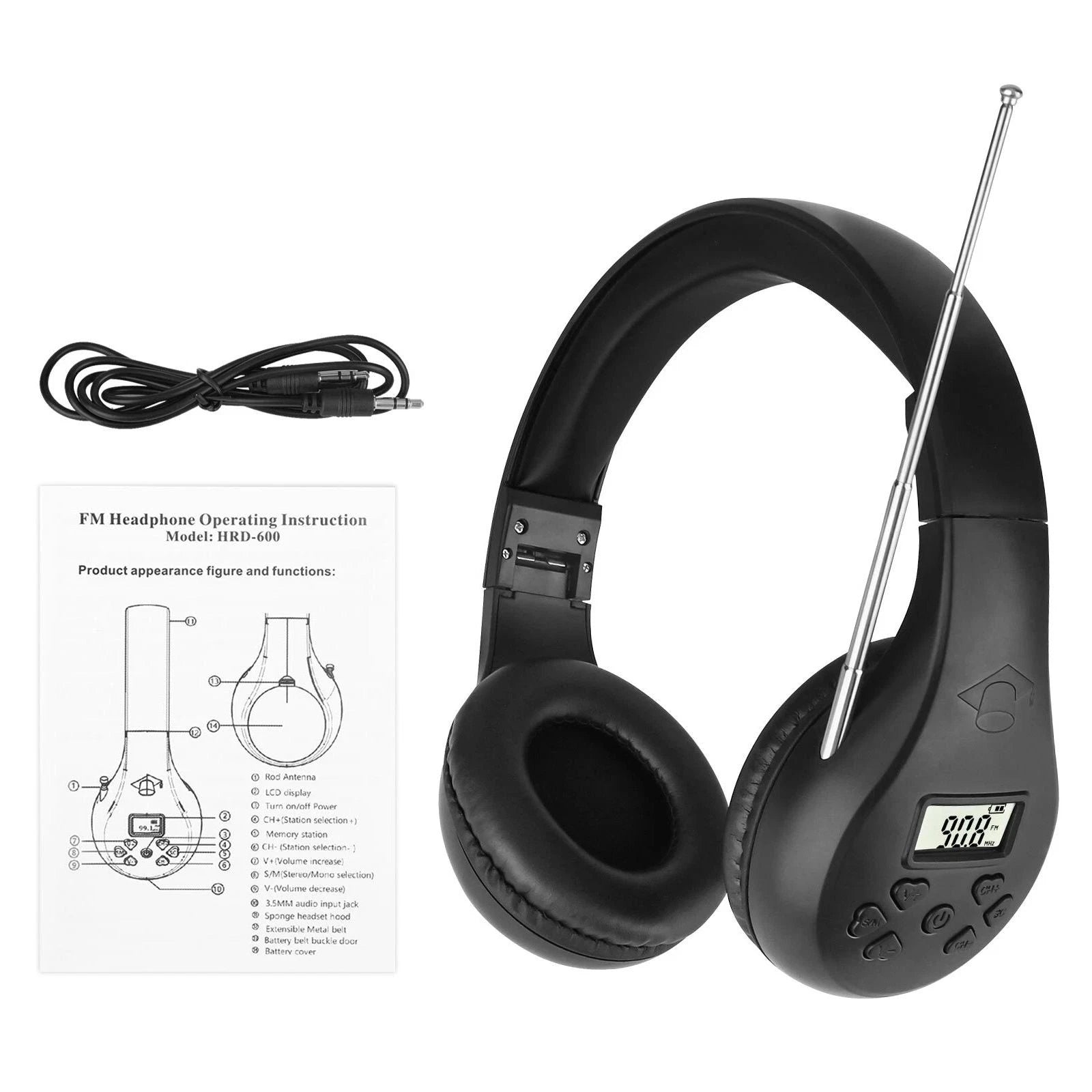 Foldable Reception Fm Radio Supports Fm (No Am) Transistor Radio Save