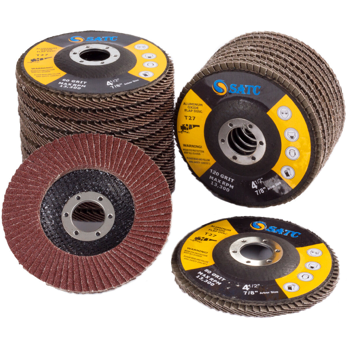 4.5 Inch Flap Disc 4-1/2" 40–120 Grit by Unbranded