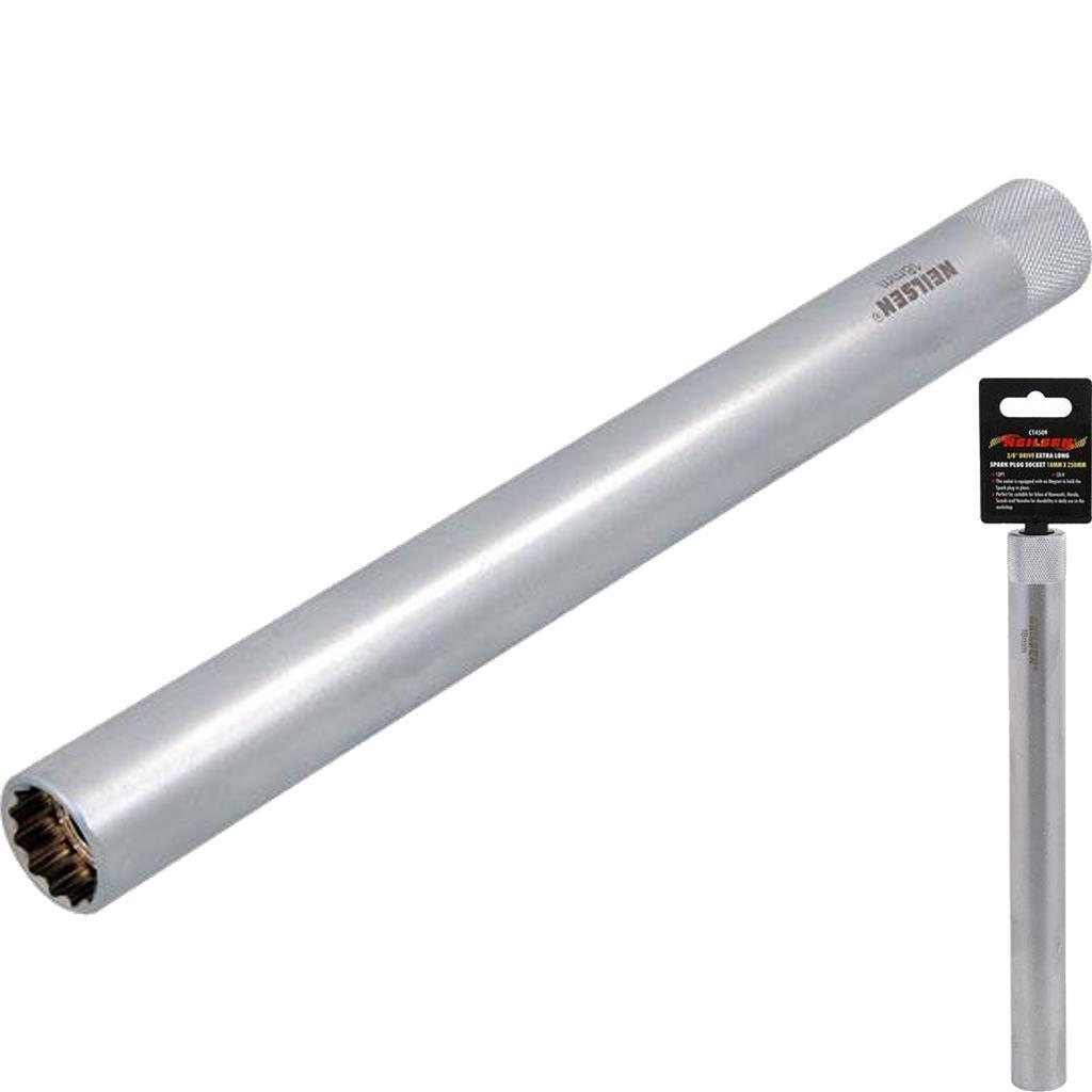 Neilsen 3/8" Drive 18mm Extra Long Spark Plug Deep Square Metric