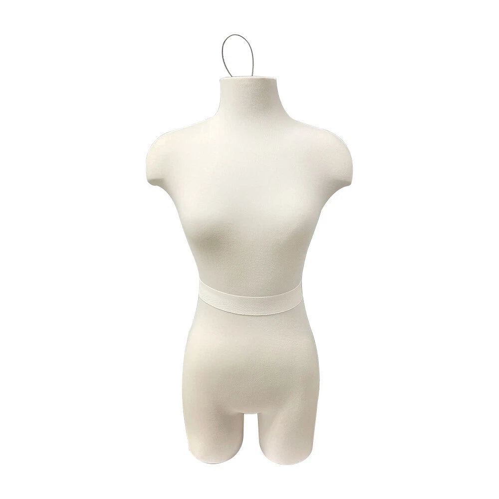 Female Mannequin Torso Dress Form With Hang-wire Loop Small Size
