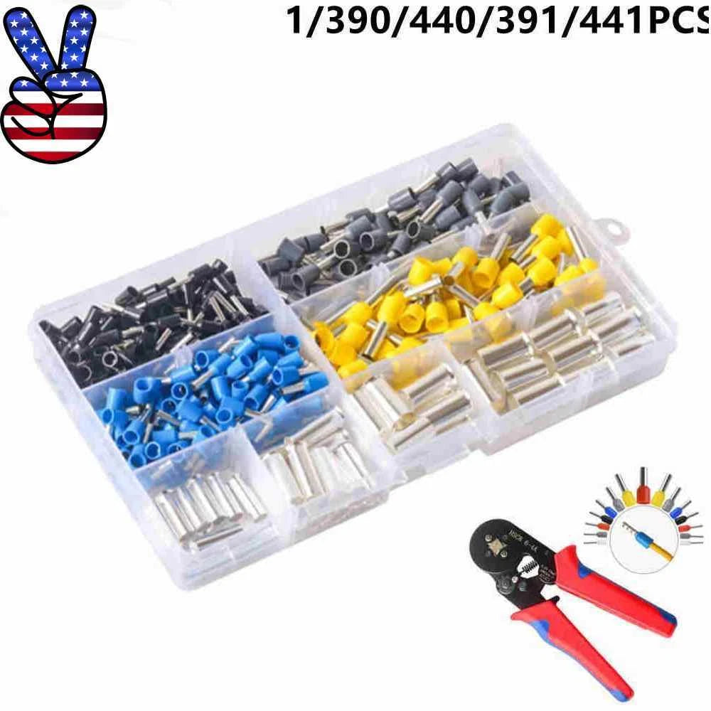 Cold Pressed Crimp Connectors Electrical Wire Terminal End Ferrules