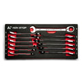 Capri Tools 1/2 in. Drive Shallow Impact Socket Set - 7/16 to 1-1/4 in, 14-Piece by Capri Tools