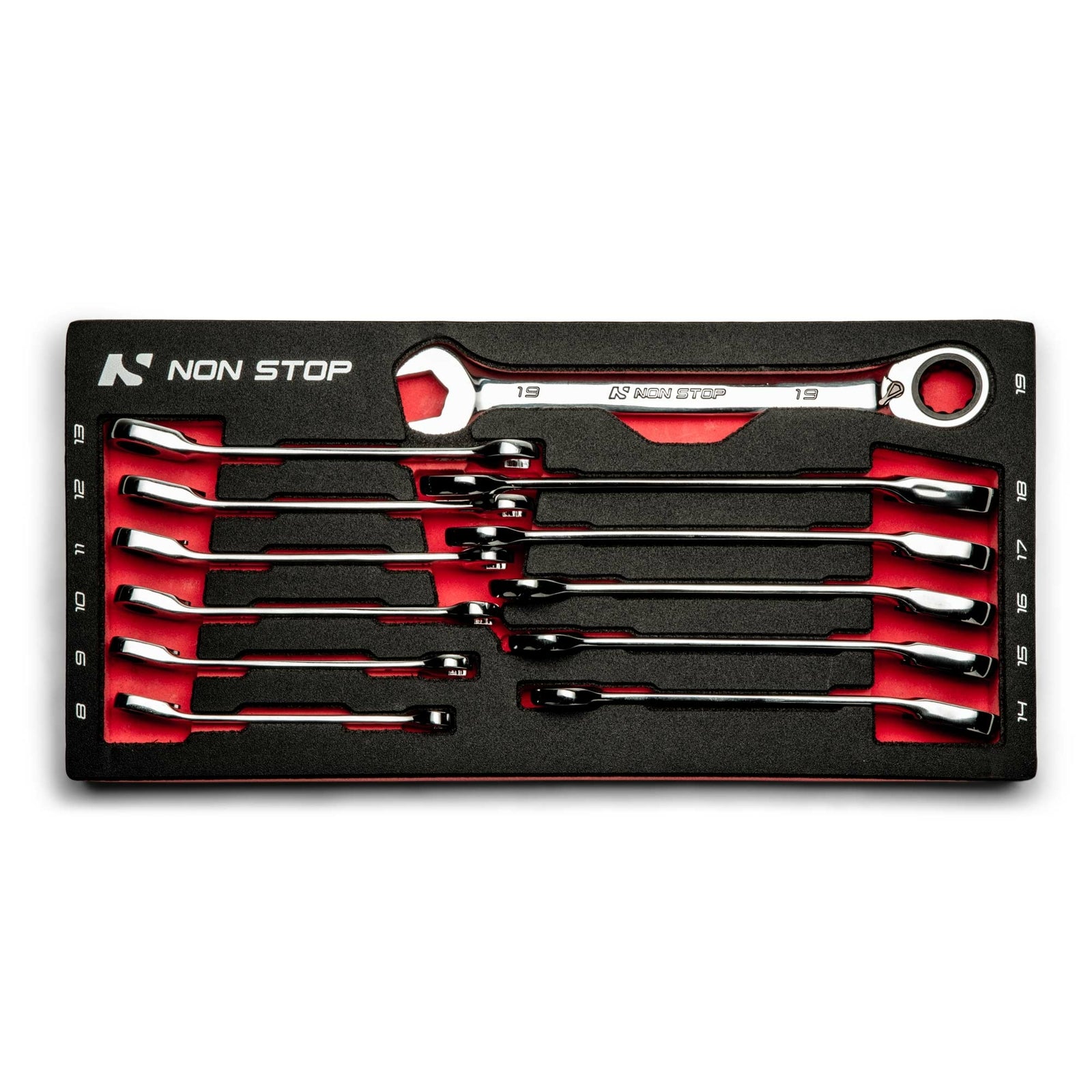 Capri Tools 1/2 in. Drive Shallow Impact Socket Set - 7/16 to 1-1/4 in, 14-Piece by Capri Tools