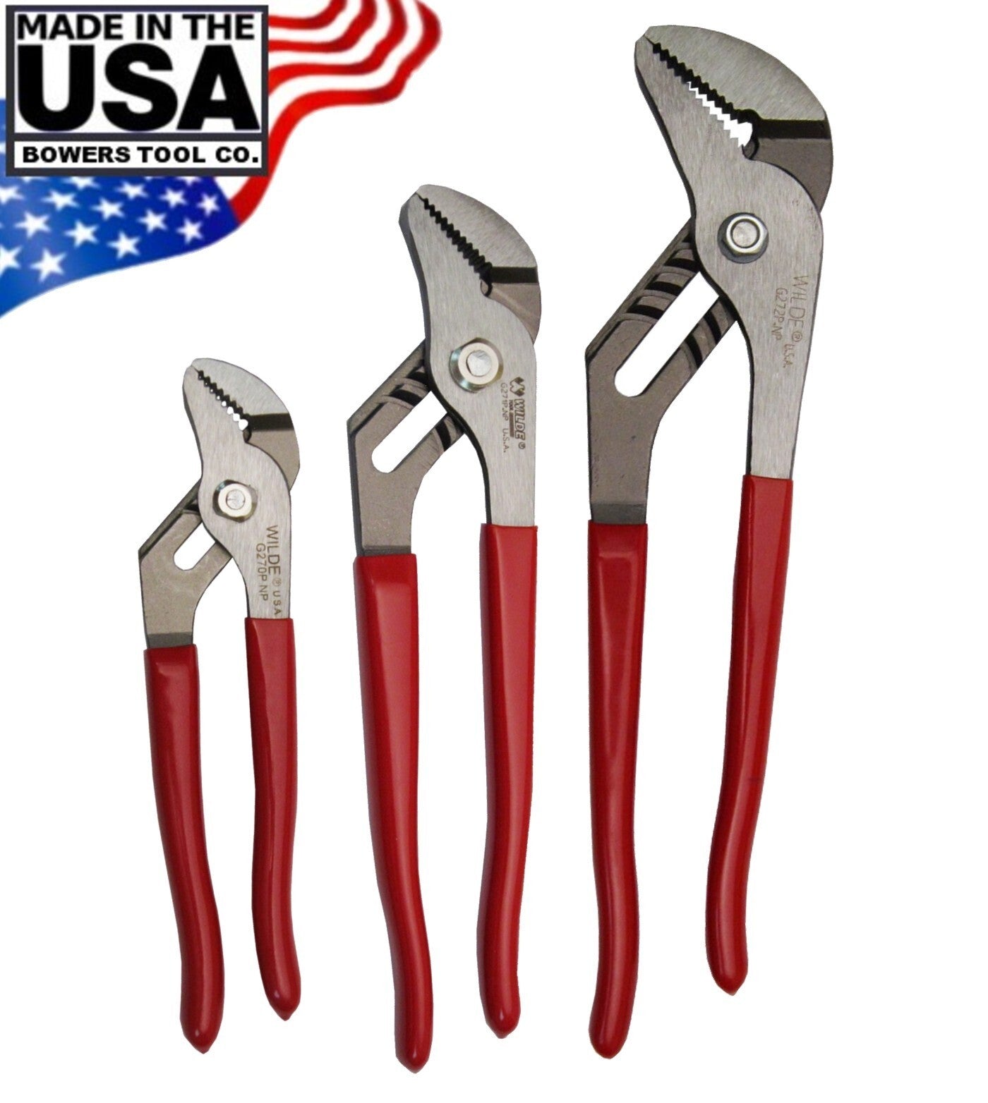 Wilde Lock Channel Tongue & Groove Pliers Set