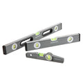 WORKPRO Spirit Level Set 9" Torpedo Level 16" 24" Box Beam Spirit