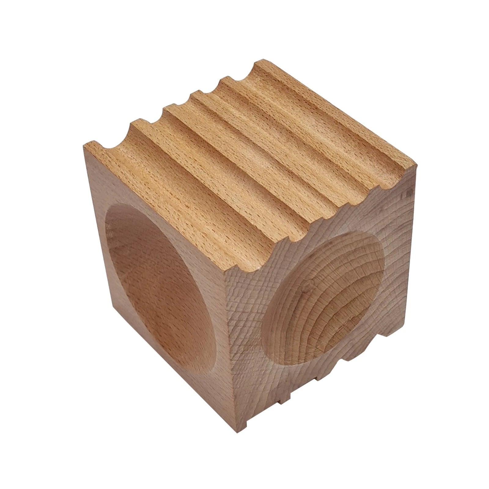 2.75" X 2.75" X 2.75" Wood Dapping Block Jewelry Making Metal Forming