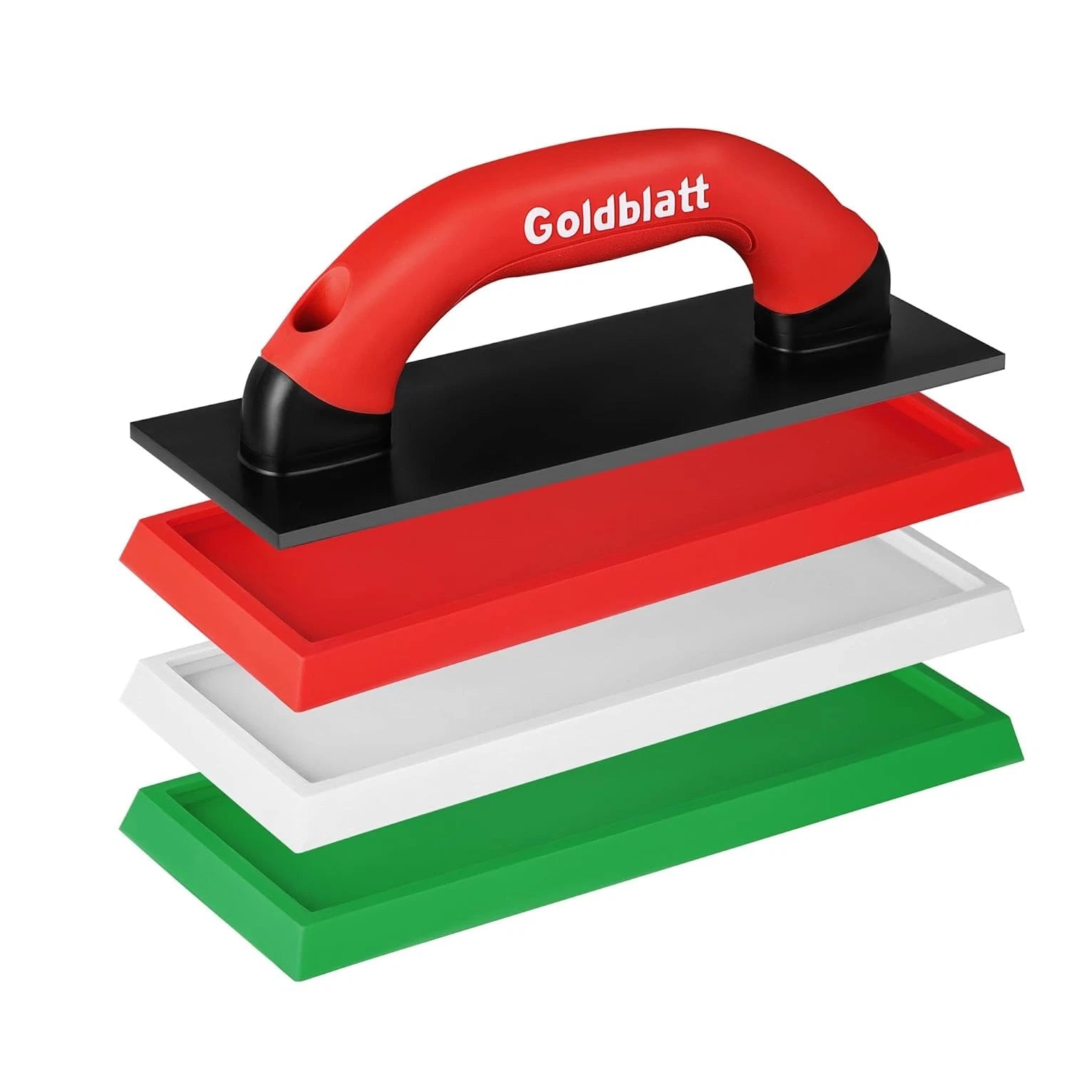 Goldblatt Grout Float With 3 Replaceable Pads 3-3/4" X 9-5/8" Rubber
