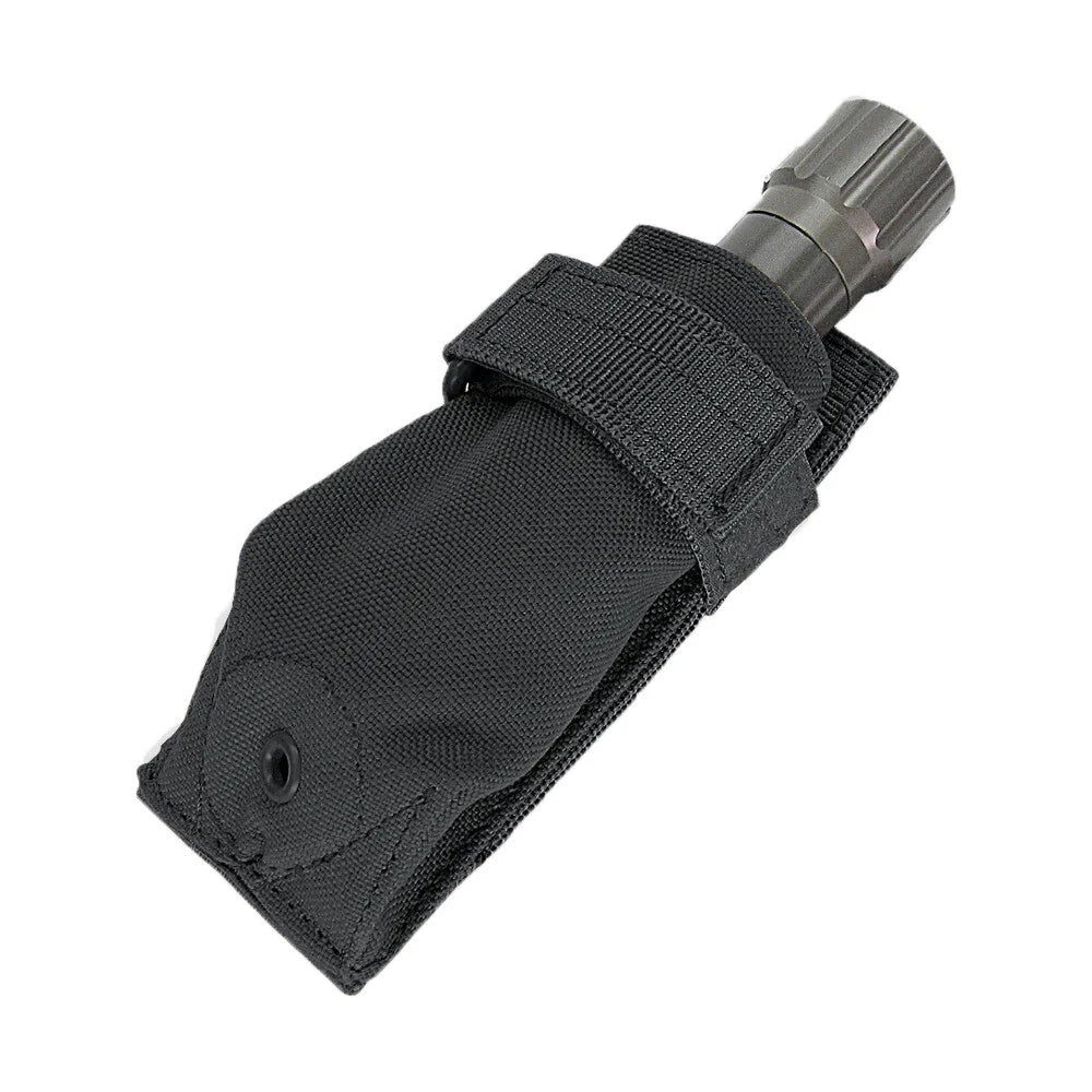 Molle Tactical Flashlight Pouch Belt Carabiner Multi-purpose Tool