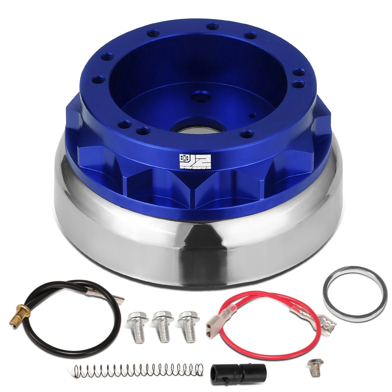J2 Fit 65-69 Fairlane Mustang Steering Wheel Blue | Built Supply Co