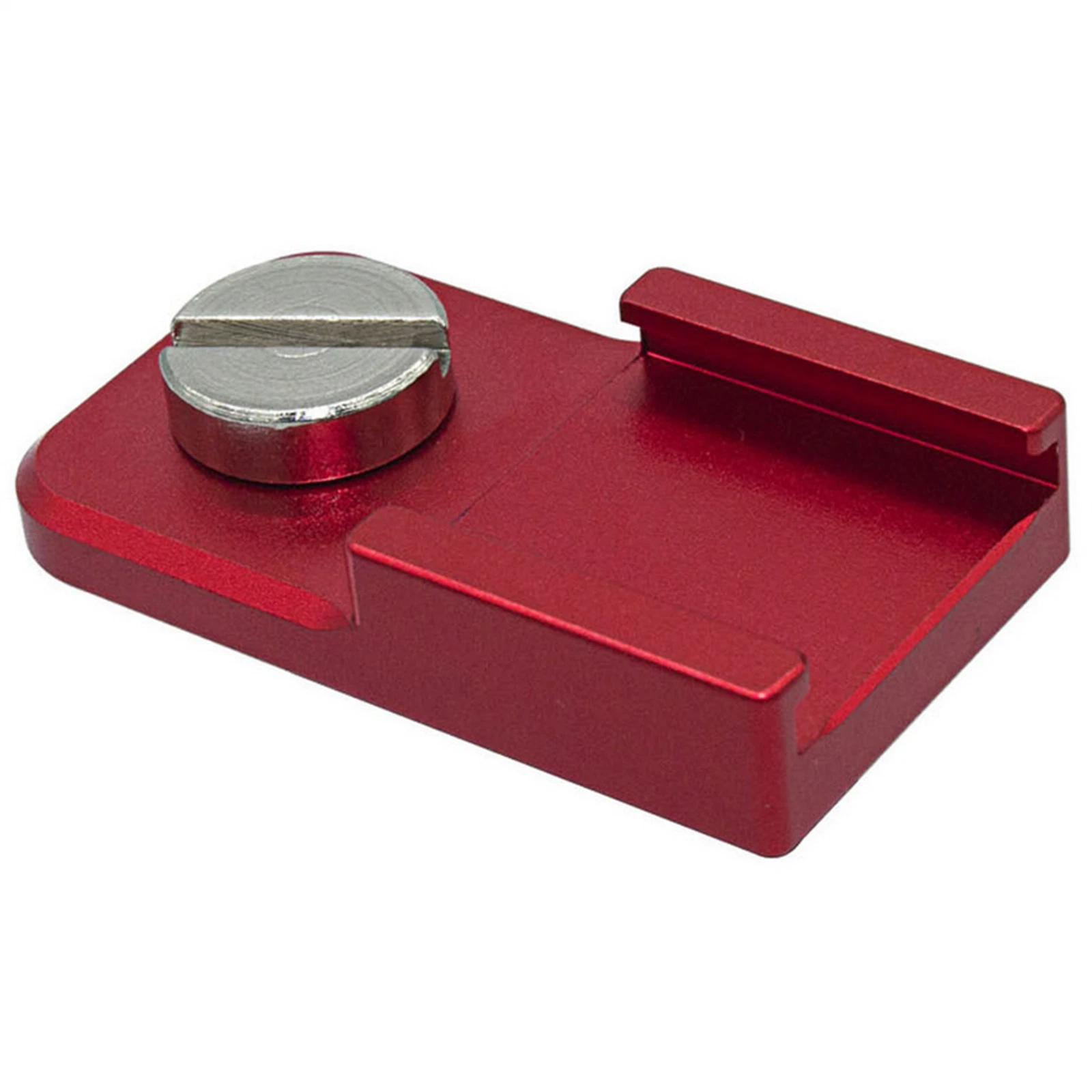 Alloy Hot Shoe Mount Adapter Base W/ 1/4" Hole For Fill Light