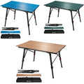 VILLEY Portable Aluminum Camping Table Folding Beach Table